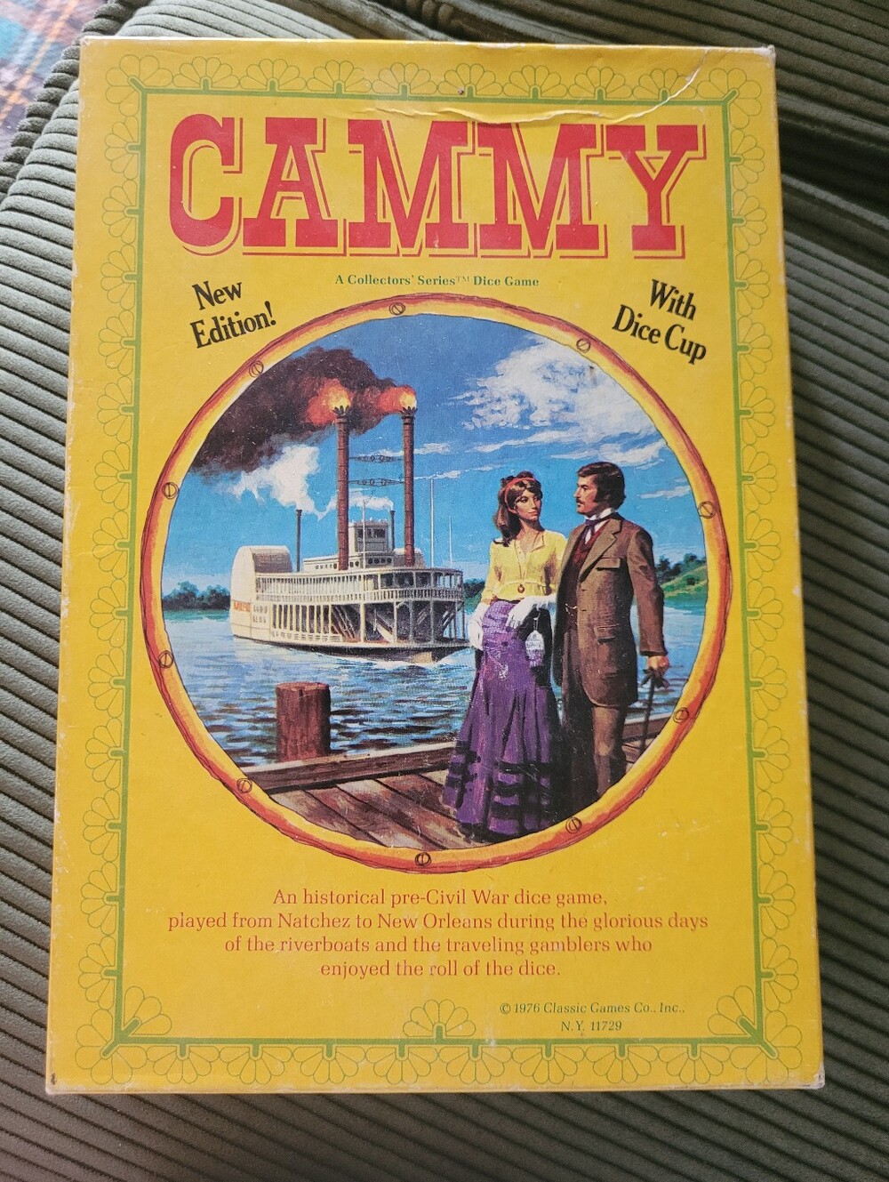 Cammy Vintage Riverboat Dice Game 1976